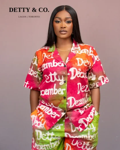 Handcrafted Multicolor Adire Set